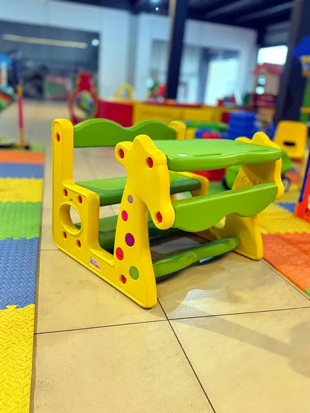 Playzone real on-site installation of Classroom & Preschool Tables