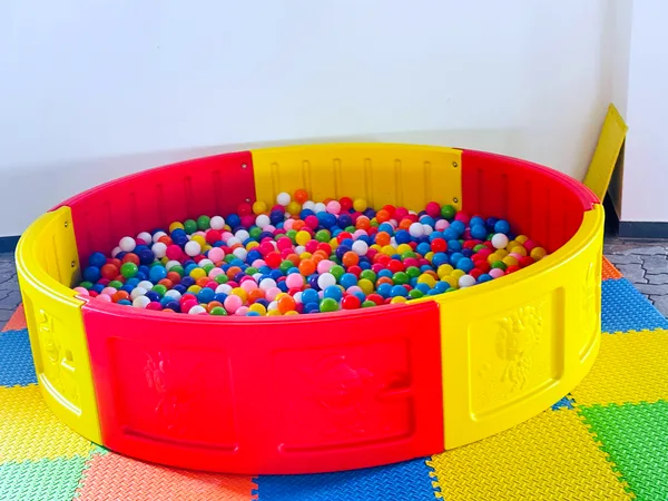 Playzone real on-site installation of Soft Play & Ball Pool