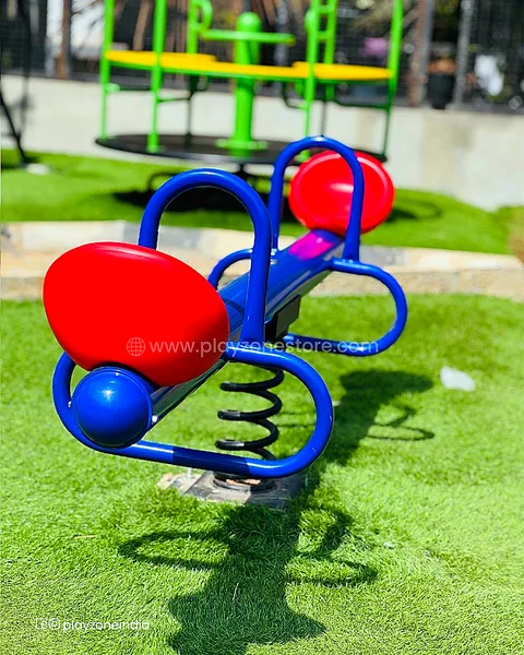 Playzone real on-site installation of See Saw