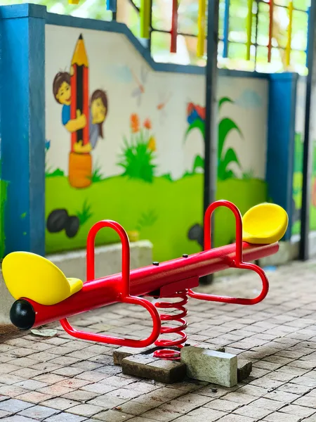 Playzone real on-site installation of See Saw