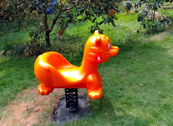 Playzone real on-site installation of Spring Rider